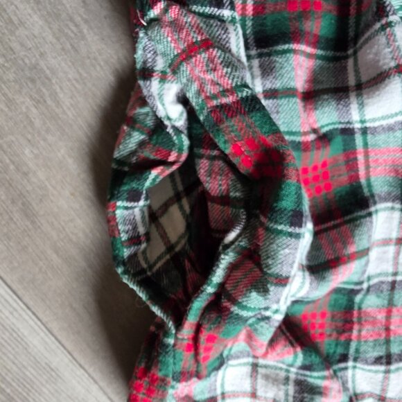 Lauren Ralph Lauren Plaid Nightgown S Button Down Long Sleeve Cotton - Picture 6 of 9